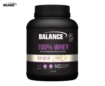 Balance 100%纯乳清蛋白粉 香草味 1.5公斤
